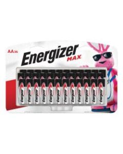 Energizer Max AA Alkaline Batteries, Pack Of 36