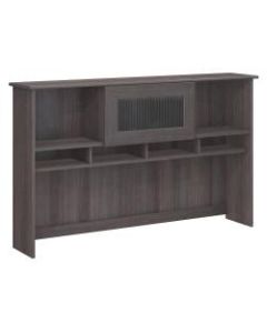 Bush Furniture Cabot 60in Hutch, Heather Gray, Standard Delivery