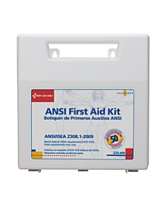 First Aid Only 50-person Worksite First Aid Kit - 196 x Piece(s) For 50 x Individual(s) - 11.3in Height x 10.8in Width x 3in Depth Length - Plastic Case - 1 Each