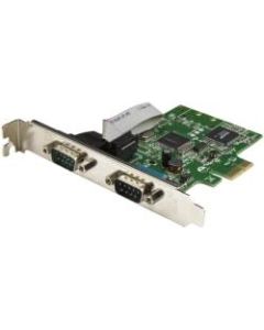 Line StarTech.com PCI Express Serial Card - 2 port - Dual Channel 16C1050 UART - Serial Port PCIe Card - Serial Expansion Card