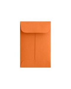 LUX Coin Envelopes, #1, Gummed Seal, Mandarin, Pack Of 1,000