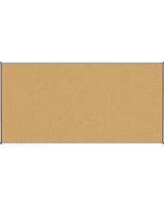 Lorell Cork Board, 96in x 48in, Aluminum Frame With Silver/Black Finish