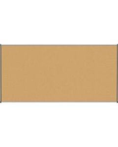 Lorell Cork Board, 96in x 48in, Aluminum Frame With Silver/Black Finish