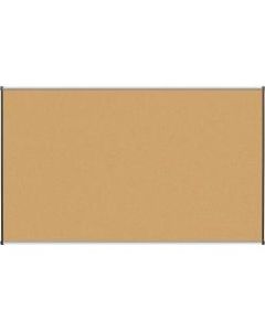 Lorell Cork Board, 72in x 48in, Aluminum Frame With Silver/Black Finish