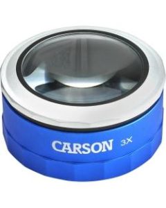Carson MagniTouch MT-33 Loupe - Overall Size 3.8in Height x 3.8in Width - Glass Lens