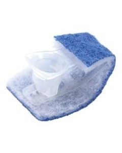 Scotch-Brite Disposable Toilet Scrubber Refills, White/Blue, Box Of 10