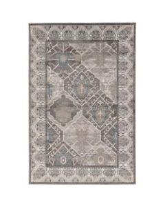 Linon Home Decor Products Paramount Area Rug, Belouch, 12ft x 9ft, Gray/Charcoal
