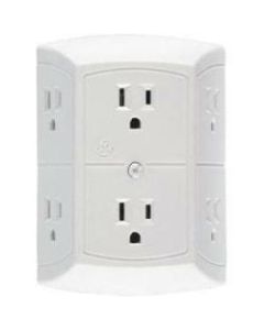 GE 6-Outlet Power Tap, White