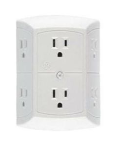 GE 6-Outlet Power Tap, White
