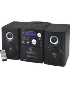 Supersonic SC-807 Micro Hi-Fi System - iPod Supported - CD Player, Cassette Recorder - 1 Disc(s) - 1 Cassette(s) - AM, FM - CD-DA, MP3 - USB - Remote Control