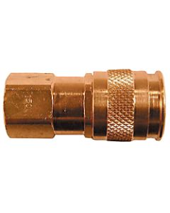 Coilflow U Series Automatic Universal Coupler, 1/4 in (NPT) F