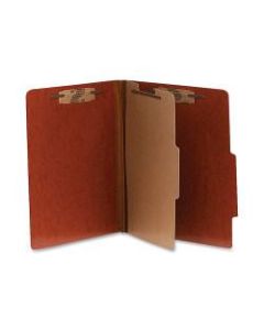 ACCO Presstex Classification Folders, Letter Size, 2in Expansion, Red, Box Of 10
