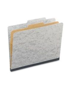 ACCO Presstex Classification Folders, Letter Size, 2in Expansion, Gray, Box Of 10