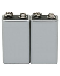 SKILCRAFT 9-Volt Alkaline Batteries, Pack Of 2 (AbilityOne 6135-01-447-0949)