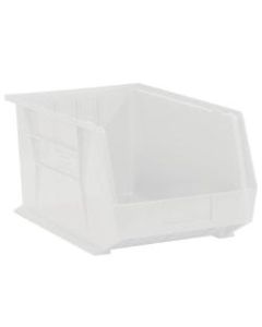 Office Depot Brand Plastic Stack & Hang Bin Boxes, Small Size, 5 3/8in x 4 1/8in x 3in, Clear, Pack Of 24