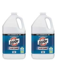 Easy-Off Concentrated Glass Cleaner - Concentrate Liquid - 128 fl oz (4 quart) - 2 / Carton - Dark Blue