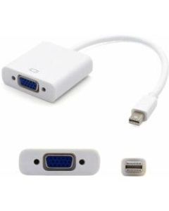 AddOn 5-Pack of 8in Mini-DisplayPort Male to VGA Female White Adapter Cables with Support for Intel Thunderbolt? - 100% compatible and guaranteed to work