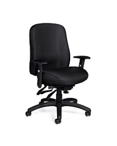 Offices To Go Mid-Back Chair, Multifunction, 2inH x 24 1/2inW x 26inD, Black