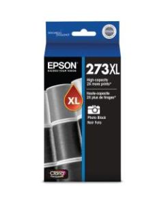 Epson 273XL Claria Premium High-Yield Photo Black Ink Cartridge, T273XL120-S