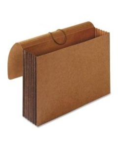 Sparco Tyvek Tyvek Accordion Wallet, 1 Pocket, Expansion 5-1/4in, 8 1/2in x 11in, Letter, 30 % Recycled, Brown, Pack of 1