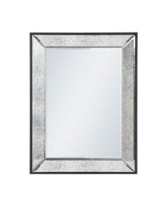 SEI Lentmore Decorative Wall Mirror, 27-1/4in x 35-1/4in, Black