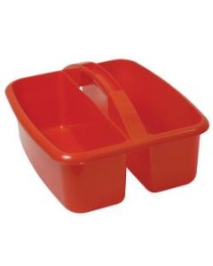 Romanoff Products Large Utility Caddy, 6 3/4inH x 11 1/4inW x 12 3/4inD, Red, Pack Of 3
