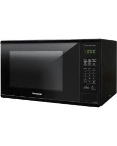 Panasonic 1.3 Cu. Ft. 1100W Countertop Microwave Oven - Black -NN-SU656B - Single - 9.72 gal Capacity - Microwave - 3 Power Levels - 1100 W Microwave Power - 12.40in Turntable - Glass - Countertop - Black
