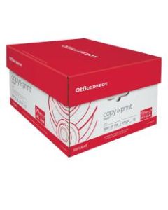 Office Depot Brand Copy And Print Paper, Legal Size Paper, 20 Lb, White, Ream Of 500 Sheets, Case Of 10 Reams