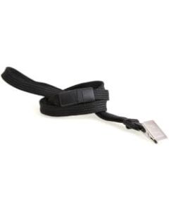 Baumgartens Safety Breakaway Lanyard, 36in Long, Black, Pack Of 12
