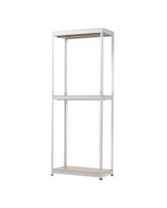 Baxton Studio Arne 3-Shelf Racking Organizer, White