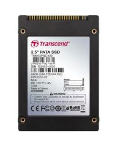 Transcend PSD330 64 GB Solid State Drive - 2.5in Internal - IDE - 119 MB/s Maximum Read Transfer Rate - 3 Year Warranty