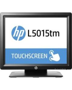 HP L5015tm 15in LCD Touchscreen Monitor - 4:3 - 16 ms - 15in Class - Acoustic Pulse Recognition - 1024 x 768 - XGA - 16.2 Million Colors - 700:1 - 250 Nit - LED Backlight - USB - VGA - Black - RoHS, China RoHS, WEEE - 3 Year