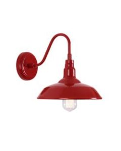 Kenroy Dale 1-Light Lantern, 9-7/8inW, Matte Red