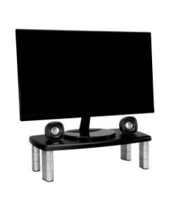 3M Monitor Stand, 5 7/8in x 20 1/2in x 12 1/2in, MS90B, Black/Silver