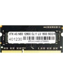 VisionTek 4GB DDR3 SDRAM Memory Module - 4 GB - DDR3-1600/PC3-12800 DDR3 SDRAM - 1600 MHz - SoDIMM - Lifetime Warranty