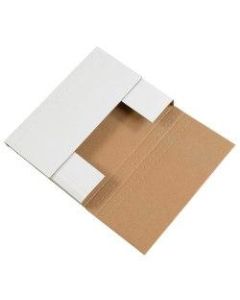 Office Depot Brand Easy Fold Mailers, 7 1/2in x 5 1/2in x 2in, White, Pack Of 50
