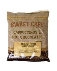 Sweet Cafe Cappuccino, English Toffee, 2 Lb Per Bag, Carton Of 6 Bags