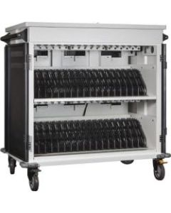 Anywhere Cart 36 Bay Cart - 2 Shelf - 4 Casters - 5in Caster Size - Metal - 44in Width x 29in Depth x 43.6in Height - For 36 Devices