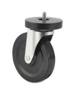 Lorell Industrial Shelving Caster Kit, Black, Set Of 2