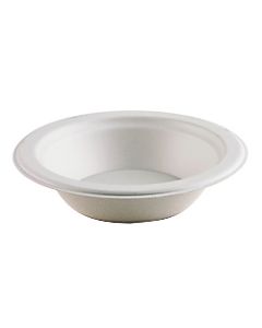 Highmark  Compostable Sugarcane Paper Bowls,  12 Oz, White, Case Of 1,000