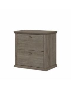 Bush Furniture Yorktown 2-Drawer Lateral File Cabinet, Restored Gray, Standard Delivery