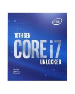 Intel Core i7 (10th Gen) i7-10700KF Octa-core (8 Core) 3.80 GHz Processor - Retail Pack - 16 MB L3 Cache - 64-bit Processing - 5.10 GHz Overclocking Speed - 14 nm - Socket LGA-1200 - 125 W - 16 Threads