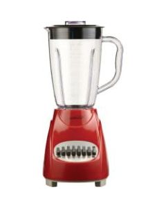Brentwood 12-Speed Blender With Plastic Jar, Red