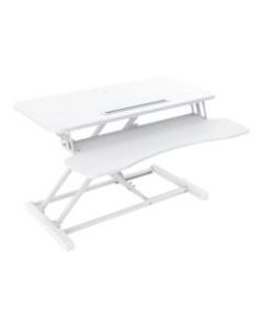 V7 Essential - Sit/standing desk - rectangular - white