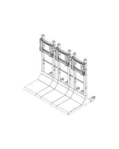 Peerless-AV PN-PS310 - Cart for 3 LCD displays - steel - black - for Sharp PN-V600, PN-V600A, PN-V601, PN-V602