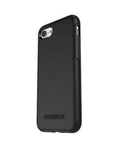 OtterBox iPhone SE (2nd gen) and iPhone 8/7 Symmetry Series Case - For Apple iPhone 7, iPhone 8, iPhone SE 2 Smartphone - Black - Shock Resistant, Drop Resistant, Shock Absorbing, Damage Resistant - Polycarbonate, Silicone, Synthetic Rubber - 1