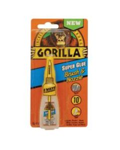 Gorilla Super Glue Brush & Nozzle, 0.35 Oz