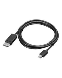 Lenovo Mini-DisplayPort to DisplayPort Cable - 6.56 ft DisplayPort Video Cable for Audio/Video Device, Monitor, TV - First End: 1 x DisplayPort Male Digital Audio/Video - Second End: 1 x Mini DisplayPort Male Digital Audio/Video - Black
