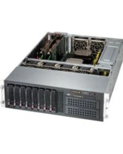 Supermicro SuperChassis 835BTQ-R1K28B (Black) - Rack-mountable - Black - 3U - 11 x Bay - 6 x 3.15in x Fan(s) Installed - 2 x 1280 W - Power Supply Installed - EATX Motherboard Supported - 3 x External 5.25in Bay - 8 x External 3.5in Bay - 7x Slot(s)