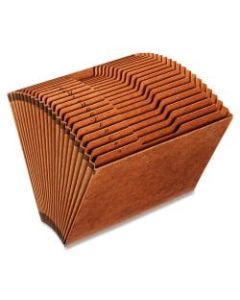 Globe-Weis A-Z High-Quality Expanding File, Letter Size, Brown